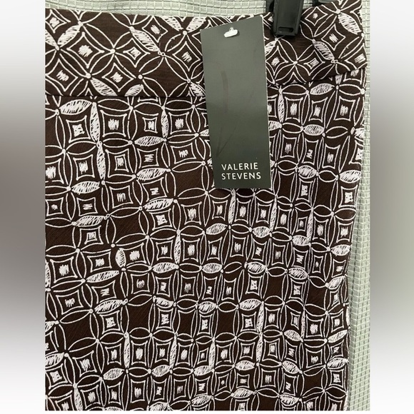 New 100% silk vintage Valerie Stevens skirt size 10 29”beading boho pattern - Picture 4 of 8